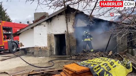 Konya’da müstakil evin aşhanesinde yangın